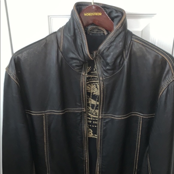 tommy bahama leather jacket